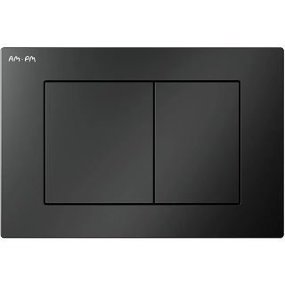 Комплект унитаза с инсталляцией AM.PM Sense FlashClean IS90238.741701 с сиденьем Микролифт и Черной матовой клавишей смыва